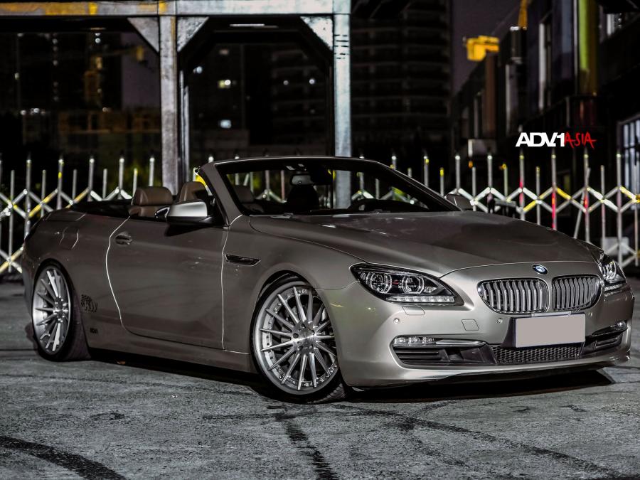 BMW 650i Convertible on ADV.1 Wheels (ADV15 Track Spec) '2015